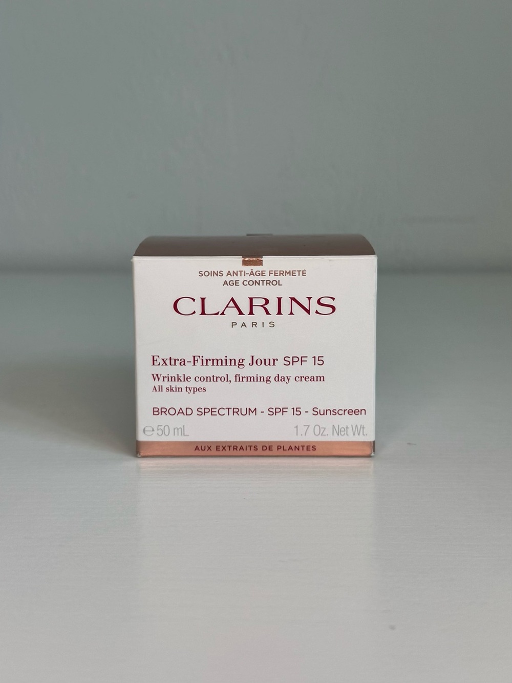 Clarins Extra-Firming Day Cream SPF 15 All Skin Types 1.7 oz / 50ml